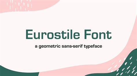 eurostile font family free